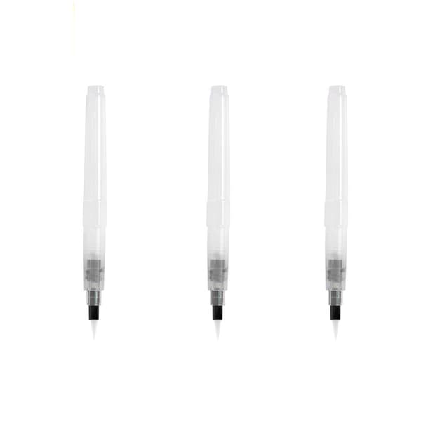 INF Transparent vattenfärgspennelsset - 3-pack Model 1