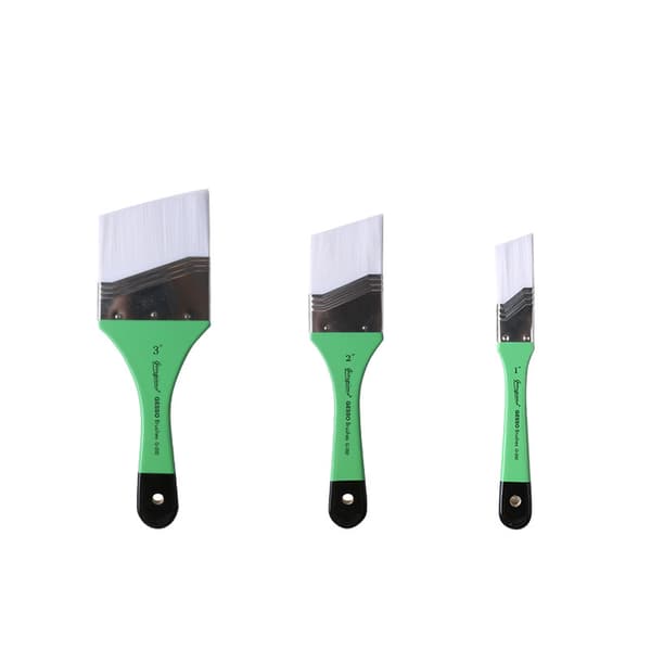INF Nylon Filbert Penselsett for Akryl-, Olje- og Akvarellmaling