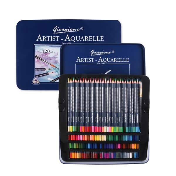 INF Farveblyantsæt - Premium akvarelblyanter til kunstnere 120 Colors