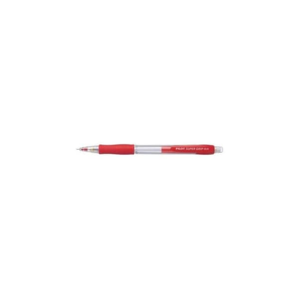 Pilot Supergrip mekanisk penna - Röd - 0,5 mm - Set med 12 delar