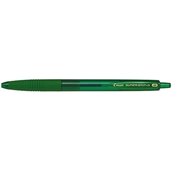 Retraktabla kulpennor PILOT - Medium Line - Spets 1 mm - Grön