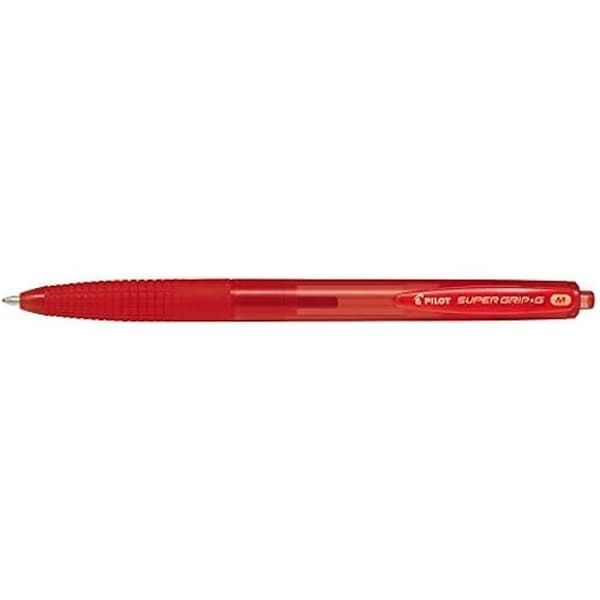Retractabla kulspennor Pilot - Paket om 12 - Spets 1 mm - Flytande skrivning - Röd