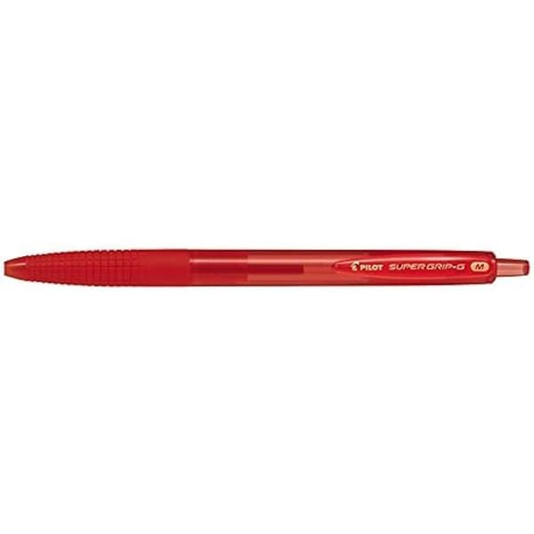 Retractabla kulspennor Pilot - Paket om 12 - Spets 1 mm - Flytande skrivning - Röd