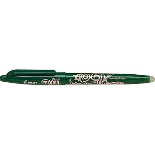 Raderbar penna - PILOT - Frixion Ball - Grön - Linje 1 mm - Flerfärgad
