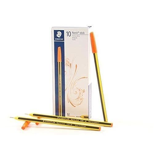 Staedtler Noris M Stick 434 04 - Kulspetspenna - Orange - Konf.10 st