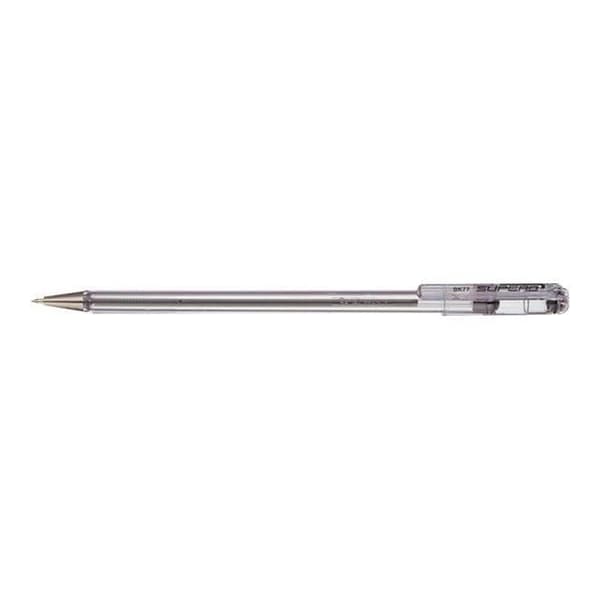 Pentel Superb Kulspetspenna svart oljebläck 0,7 mm tunn förpackning om 6