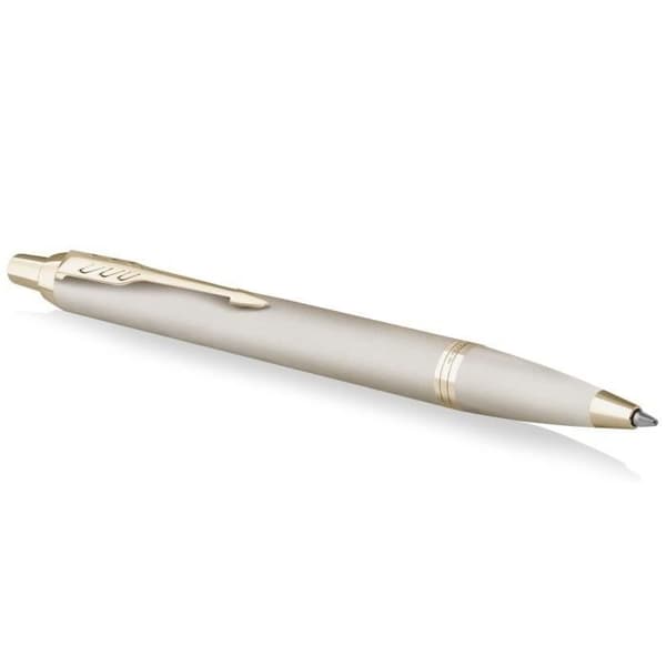 Parker IM Monokrom kulspetspenna - Champagne - blått bläck - Presentförpackning