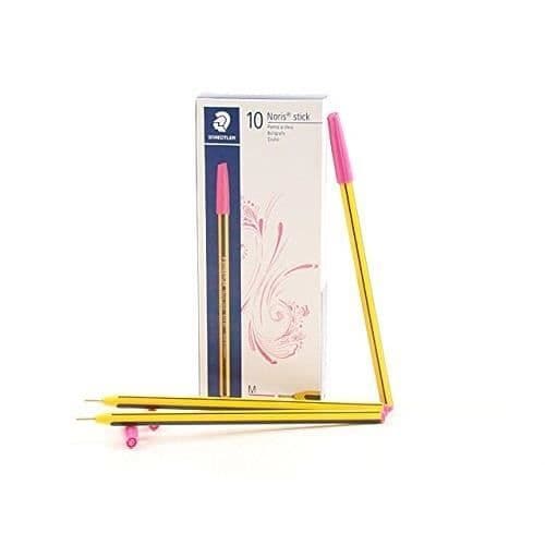 Staedtler Noris M Stick 434 20 - Kulspetspenna - Magenta - Konf.10 st