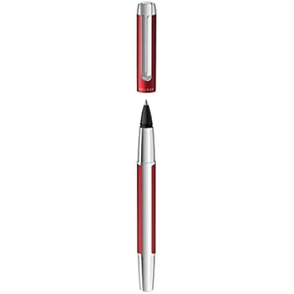 Stylopenn - PELIKAN - Pura 822763 - Färg bordeaux - Svart bläck - Medelspets