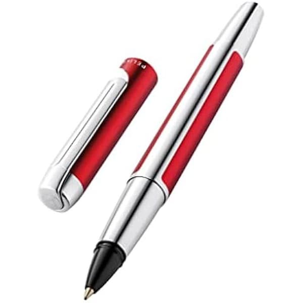 Stylopenn - PELIKAN - Pura 822763 - Färg bordeaux - Svart bläck - Medelspets