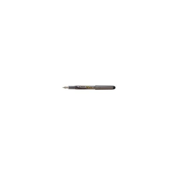 V-Pen SILVER Engångsfontänspenna - PILOT - Medium spets - Svart - Bläckregulator - Synlig bläcknivå