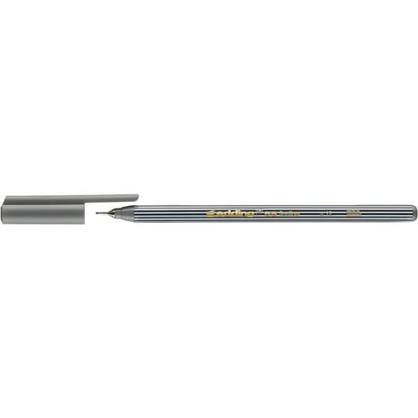 Förpackning med 10 Fineliner 55 grå 0,3 mm