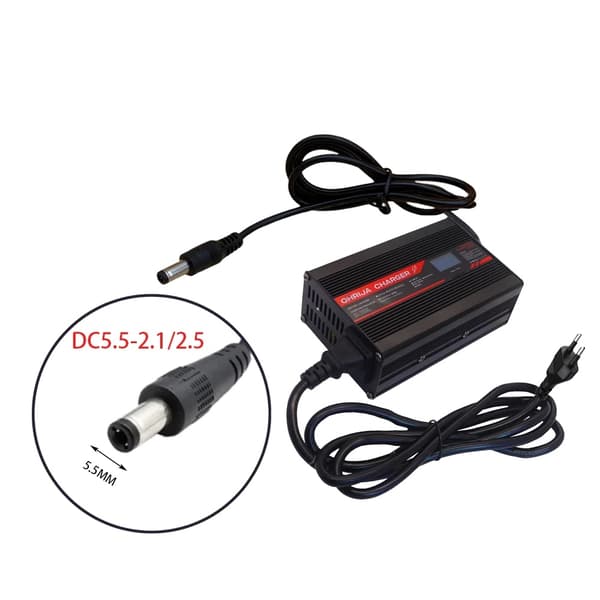 50,4V Lithium-Ion Batterioplader, 5A Udgange Strøm, Flere Beskyttelsesfunktioner,DC5.5-2.5, EU-220V