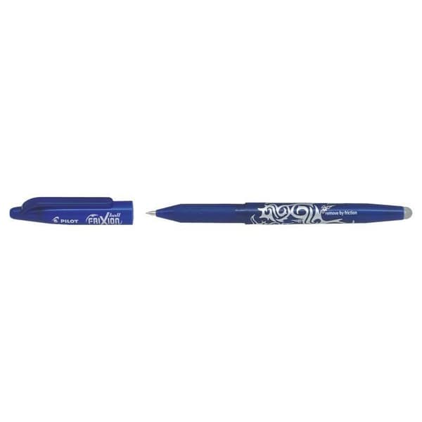 PILOT- Fläkt av raderbara rullblad - Frixion Ball X 8 + 1 gratis tidtabell - Medium Tips - Bläck: Svart, Blå, Röd,