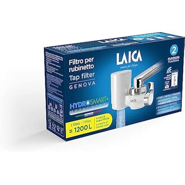 Filtreringssystem - LAICA - Genova modell - 1200 liter - 2 positioner - Filtrering av tungmetaller