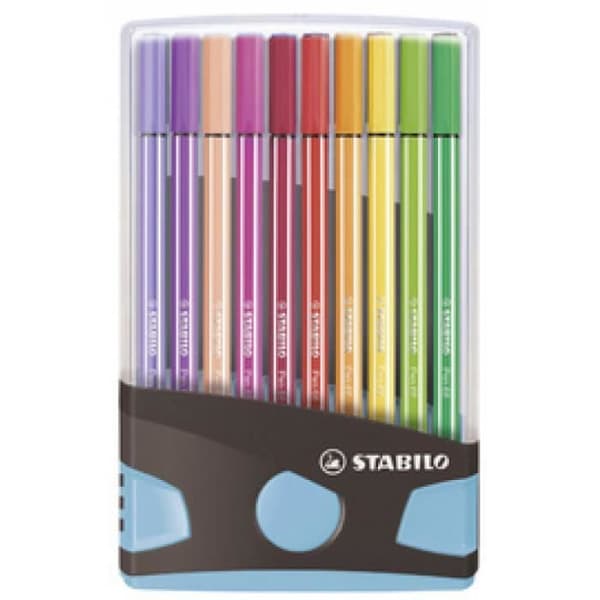 STABILO Filtpenna Pen 68, ColorParade om 20, grå/blå 0,000000 Svart