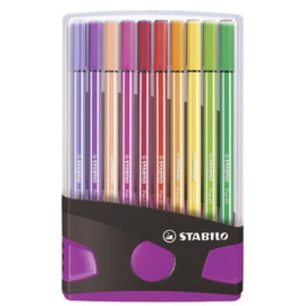 STABILO Filtpenna Pen 68, ColorParade om 20, grå/blå 0,000000 Svart
