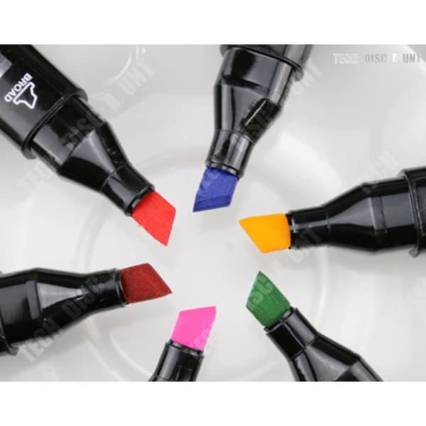 TD® 5 Generation Dual Head Oilly Pen Marker Set 80 färger/ Fine Art Design Ritning, Handmålning