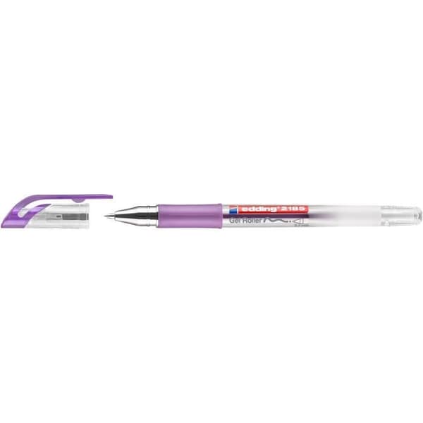 Förpackning med 10 gelbläckpenna 2185 lila 0,7 mm