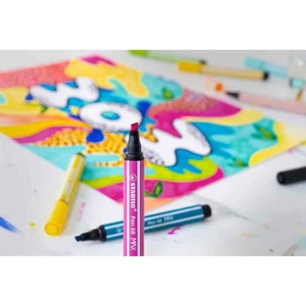 Feutre Pen 68 MAX, etui av 32 ARTY, display