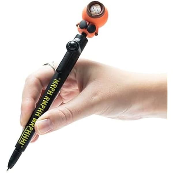 Kulepenna - THUMBS UP - South Park - Fidgetpen med figur Kenny - Svart bläck - Originalpresent