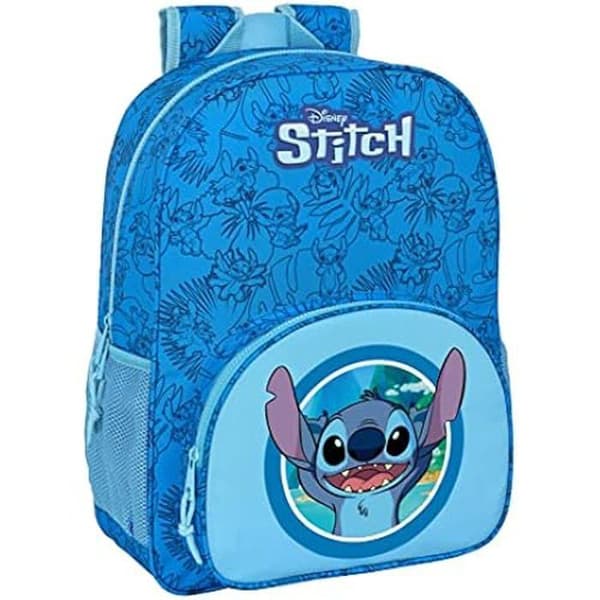 Mochila - SAFTA - Anpassningsbar Carro Stitch - 33 cm - Praktisk - Hållbar