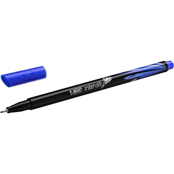 BIC Intensity Fine Tip Filt Pennor (0,8 mm) - Blandade färger, paket med 10