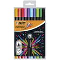Miniatyrbild 1 av 6: BIC Intensity Fine Tip Filt Pennor (0,8 mm) - Blandade färger, paket med 10
