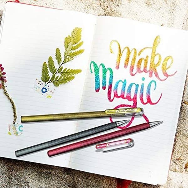 Estuche de Boligrafo - PENTEL - Hybrid Dual Metallic - 4 enheter - Ej påfyllningsbar - Diverse färger