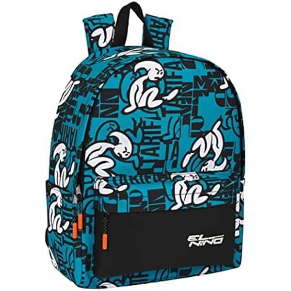 Mochila för 14,1" laptop - SAFTA - El Niño Ocean - Blå färg - För barn - Blandat