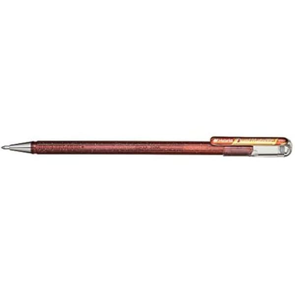 Gelbläckpenna - PENTEL - K110-4DM - Metallicfärger - Glittrande effekter - 0,5 mm