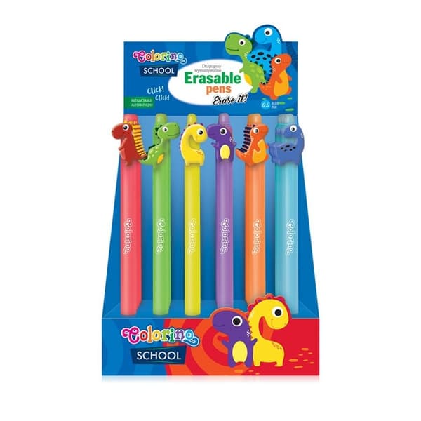 Colorino dinosaurie raderbar automatisk kulspetspenna nr. 9928
