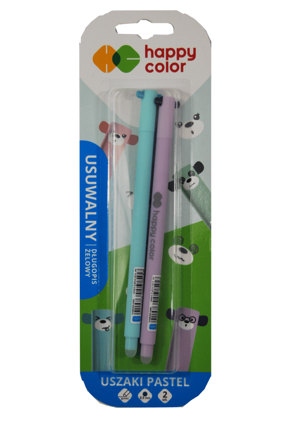 Happy Color sletbar pen "EARSHAKI PASTEL" 2 stk.