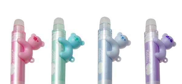 Pastel Bears Happy Color Erasable Automatic Pen