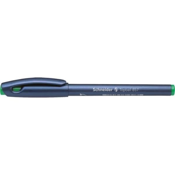 Set med 10 Topball 857 06 gröna bläckpennor