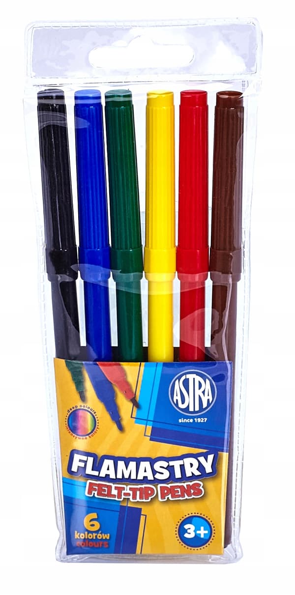 Astra 6 Colors Markers AS314116002