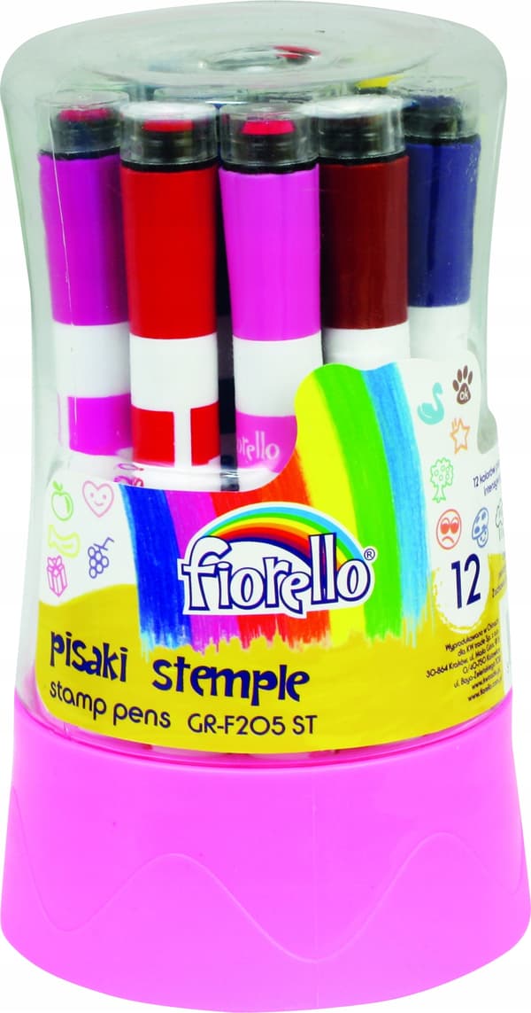Fiorello GR-F205 ST stämpelmarkörer /12col/ 160-2114