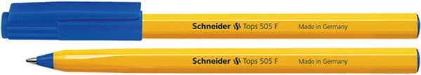 SCHNEIDER TOPS 505F Oliebaseret kuglepen Blå