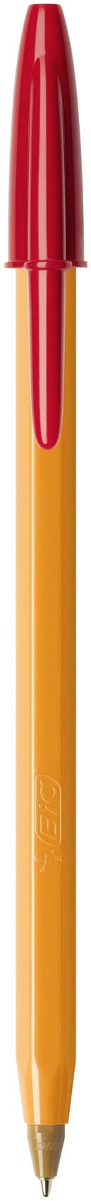 BIC Office Kuglepen Orange Rød 0,8mm - 20 stk Sæt