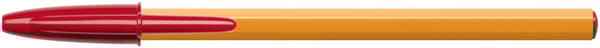 BIC Office Kuglepen Orange Rød 0,8mm - 20 stk Sæt