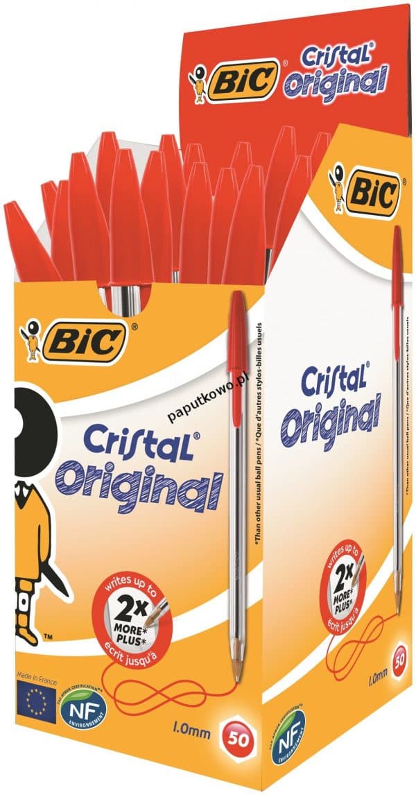 Bic Cristal Röd Kulspetspenna
