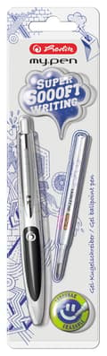 Miniatyrbild 2 av 2: Herlitz My Pen SUPER SOFT Raderbar kulspetspenna Vit/Svart