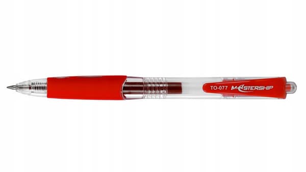 GEL PEN AUTO TOMA MASTERSHIP RØD