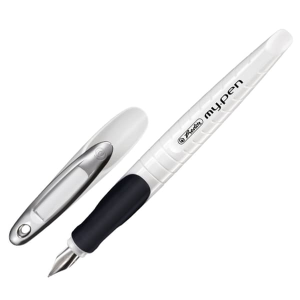 Herlitz My Pen L Fyldepen venstrehåndet hvid/sort 10999795