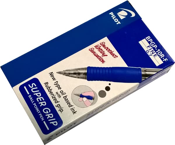 Pilot Super Grip Automatisk svart kulspetspenna
