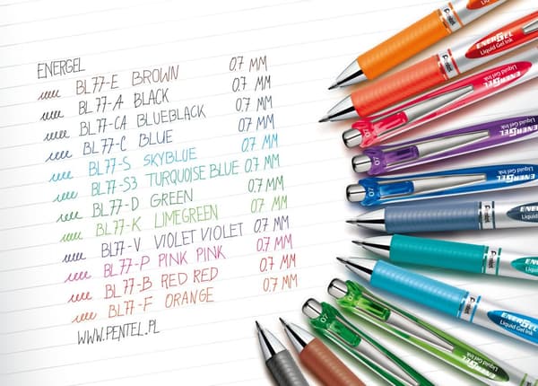 Pentel Energel Violet BL77-V Kulspetspenna