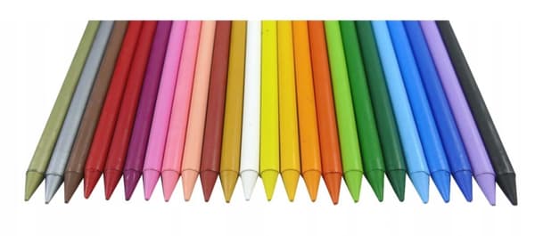 BIC KIDS Plastidecor Voksblyanter 24 farver