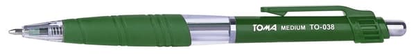 Toma Medium TO-038 Kuglepen Automatisk Grøn