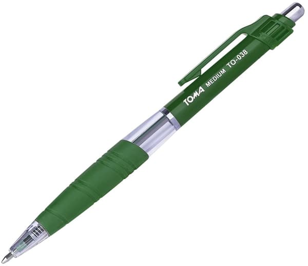 Toma Medium TO-038 Kuglepen Automatisk Grøn