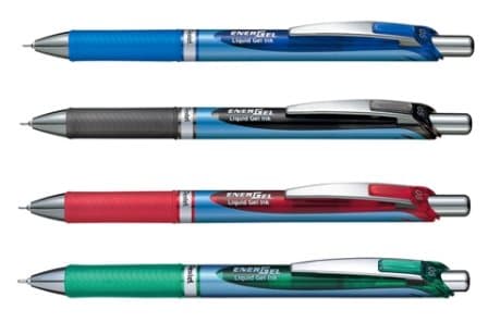 Pentel Energel Automatisk kuglepen. Rød Bln75-B